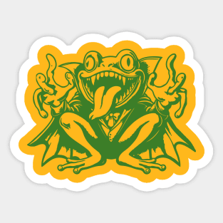 Vampire Frog Sticker